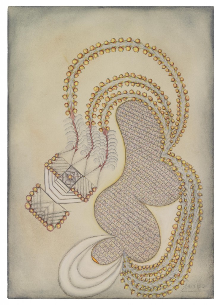 Anna Zemánková Untitled, Circa 1970’s Colored pencil and pastel on paper 87.0 x 62.0 cm ©Estate of Anna Zemánková 　 Photo courtesy of Yukiko Koide Presents