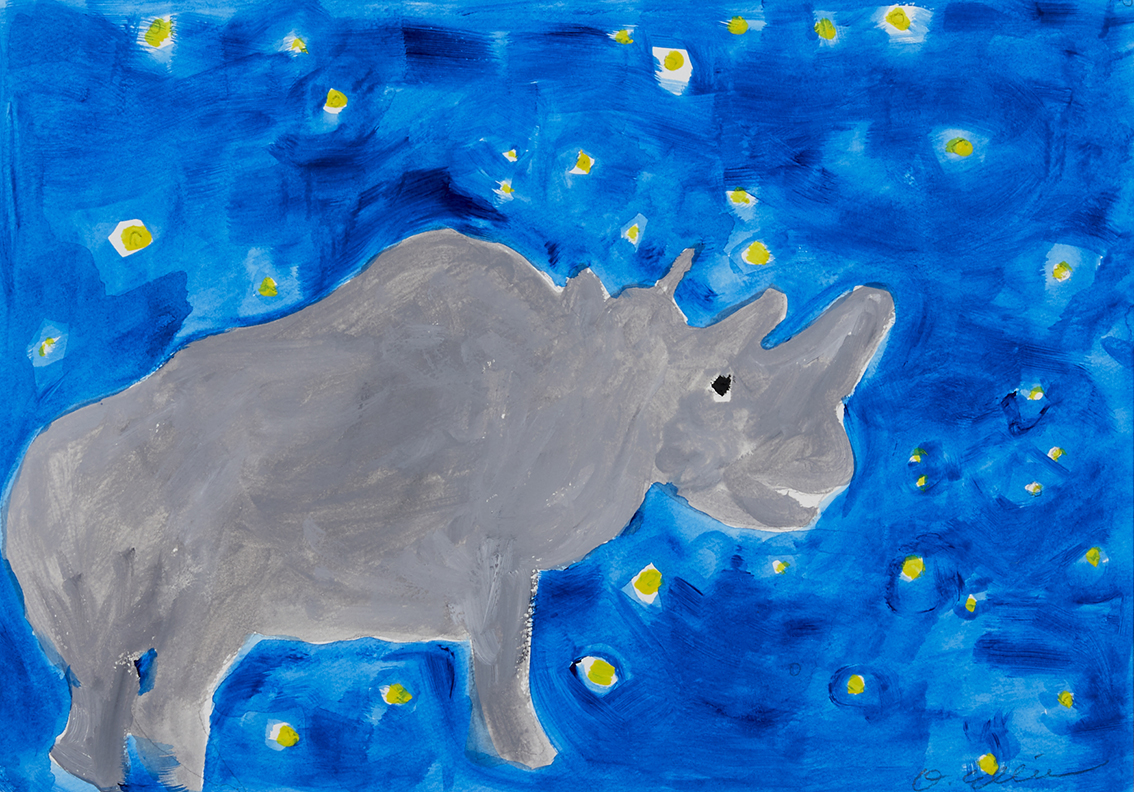 大宮エリー / 個展「大自然の動物たち ~ハートのレオナ原画展とともに