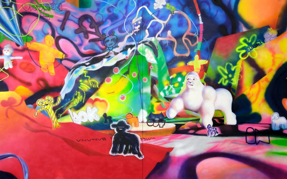 個展「Where is banana?」MITSUKOSHI CONTEMPORARY GALLERY、日本橋